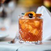 Drink, cocktail - old fashiond i restaurant
